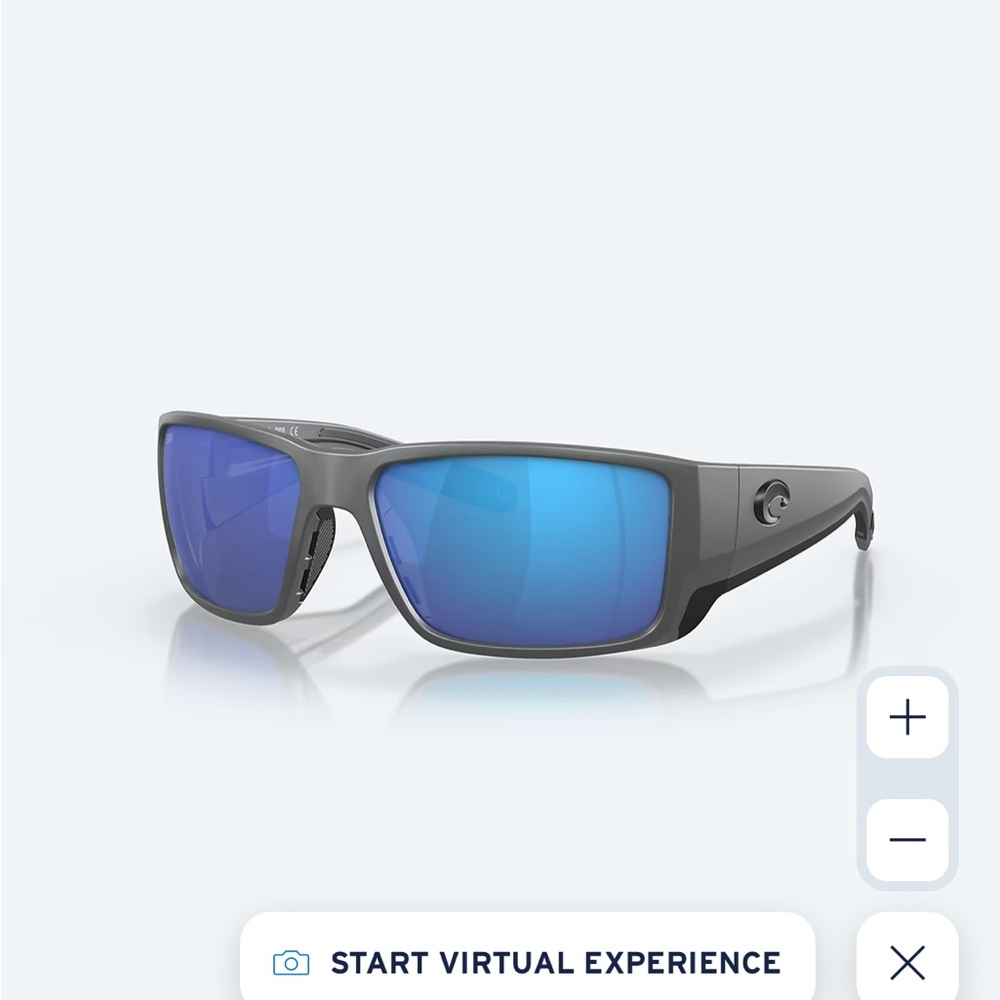 Costa Gray Frame with Blue Lenses Sunglasses